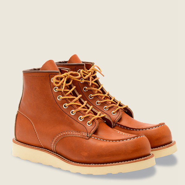 Bottes Red Wing Heritage - Classic Moc – 6-Inch Legacy Cuir - Marron - Homme 950YGVPXF